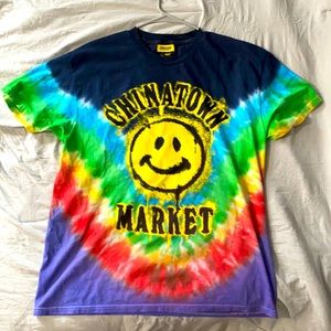 Chinatown Market Smiley Spray Shirt